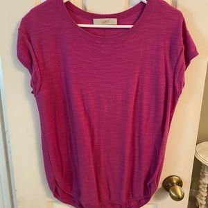 Loft Knit blouse short sleeve
